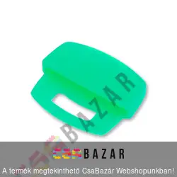 Színes, műanyag, kulcsjelölő papucs négyzet