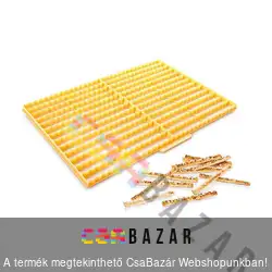 Tésztakiszúró rács, 26db sajtos rúd