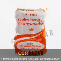 Széles betétes harisnyanadrág barna 6-7 méret 20 DEN