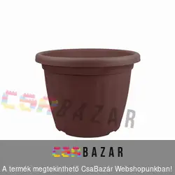 Virágcserép 26cm-es barna