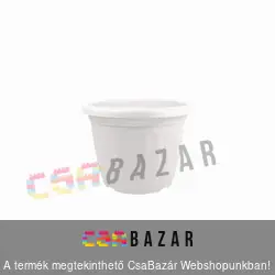 Virágcserép 16cm-es fehér