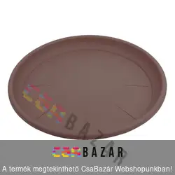 Virágcserép alátét 50cm-es barna