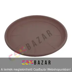Virágcserép alátét 42cm-es barna