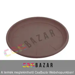 Virágcserép alátét 32cm-es barna
