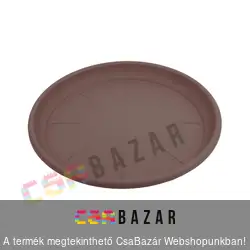Virágcserép alátét 25cm-es barna