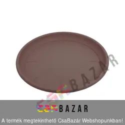 Virágcserép alátét 22cm-es barna