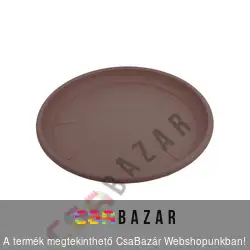 Virágcserép alátét 19cm-es barna