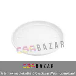 Virágcserép alátét 19cm-es fehér