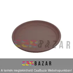 Virágcserép alátét 17cm-es barna