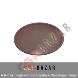 Virágcserép alátét 14cm-es barna