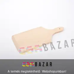 Nyeles fa vágódeszka 39x18 cm
