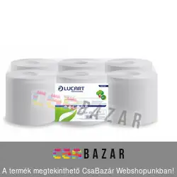 Lucart Eco 19CF papír kéztörlő 435 lap hófehér 6 tekercs 861081