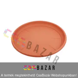 Virágcserép alátét 19cm-es terrakotta