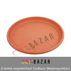 Virágcserép alátét 28cm-es terrakotta