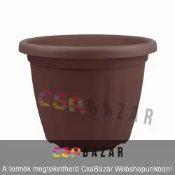 Virágcserép 45cm-es barna