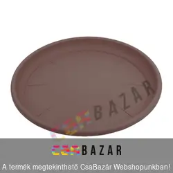 Virágcserép alátét 37cm-es barna