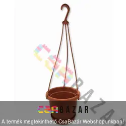 Függőcserép kaspó 20cm terrakotta