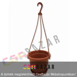 Függőcserép kaspó 23cm terrakotta