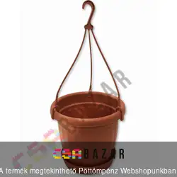 Függőcserép kaspó 30cm terrakotta