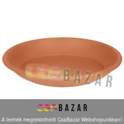 Óriás virágcserép alátét 78 cm-es terrakotta