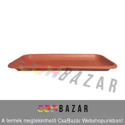 Óriás virágláda alátét 77 cm-es terrakotta