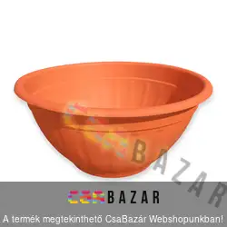Virágkehely virágtál 40cm alj nélkül terrakotta
