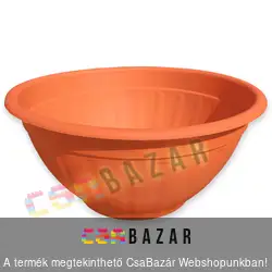 Virágkehely virágtál 47,5cm alj nélkül terrakotta