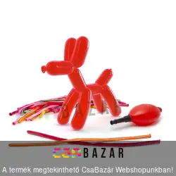 Hosszú lufi szett pumpával - 20 db lufi