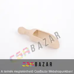 Fa fűszerkanál 8 cm