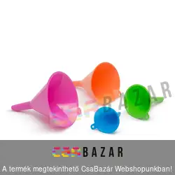 Tölcsér szett 4 db-os