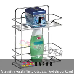 Krómozott 2 részes polc