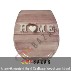 WC ülőke duroplast rozsdamentes acél zsanérokkal - Home