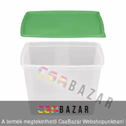 Műanyag ételtároló, ételszállító doboz 4,5 L