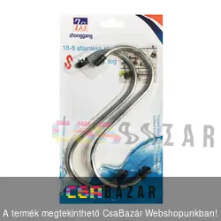 2 db-os kampó, akasztó 13 cm