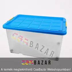 Gurulós tárolódoboz 60x40 cm 45L