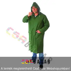 PVC esőkabát zöld hosszú XXL-es méret