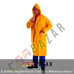 PVC esőkabát sárga hosszú L-es méret