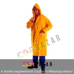 PVC esőkabát sárga hosszú XXL-es méret