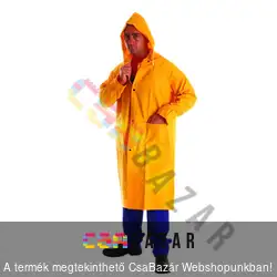 PVC esőkabát sárga hosszú XL-es méret