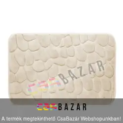 Fürdőszobai kilépőszőnyeg (törtfehér) 40x60 cm