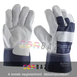 Munkás kesztyű marha hasítékbőr tenyerű, nagy igénybevételre - 9,5 méret