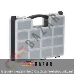 Kétoldalas rendszerezőtáska doboz 290x230x70 mm