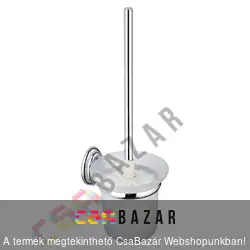Fali wc kefe tartóval krómozott