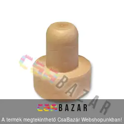 Műanyag dugó pálinkásüveghez 17 mm