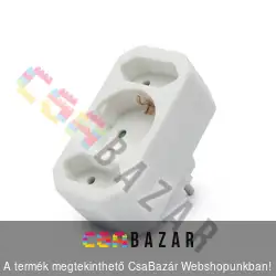 1+2-es fali elosztó
