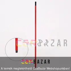 Felmosó nyél menetes piros, 110-120 cm