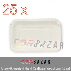 Kartontálca Cukrásztálca 130 x 205 mm 25 db/csomag