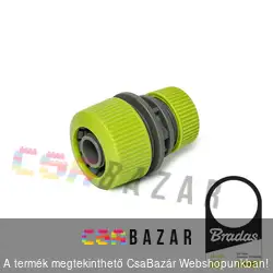 Tömlőtoldó átalakítós 1/2-3/4” GREEN LINE
