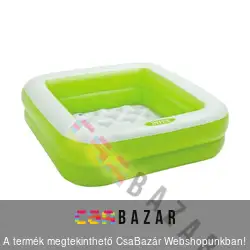 Felfújható zöld vagy rózsaszín gyűrűs medence 85 x 85 x 23 cm - pancsoló INTEX