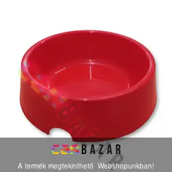 Műanyag nagy kutyatál 26x7 cm